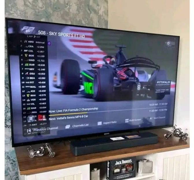 Customer-provided television viewing image for Carlos M. review
